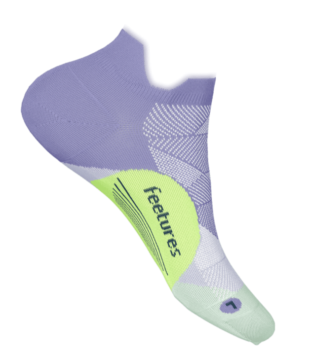 Feetures Elite Ultra Light - No Show Tab Socks Lavender Rush