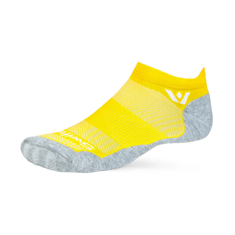 Swiftwick Maxus Zero - No Show w/Tab Socks Canary Yellow