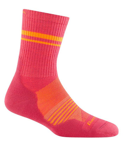 Darn Tough Women's Element Lightweight Athletic - Crew Socks Raspberry