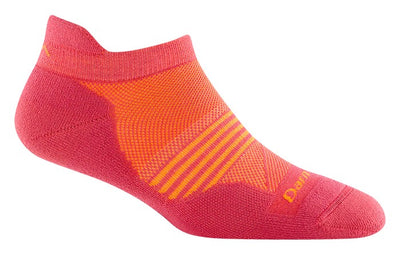 Darn Tough Women's Element Lightweight Athletic - No Show Tab Socks Raspberry