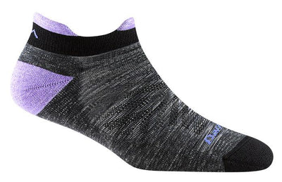 Darn Tough Women's Run Ultra-Lightweight - No Show Tab Socks Space Gray