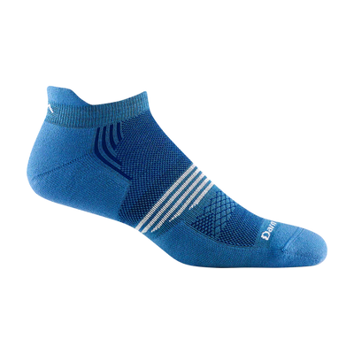 Darn Tough Men's Element Lightweight Athletic - No Show Tab Socks Cobalt