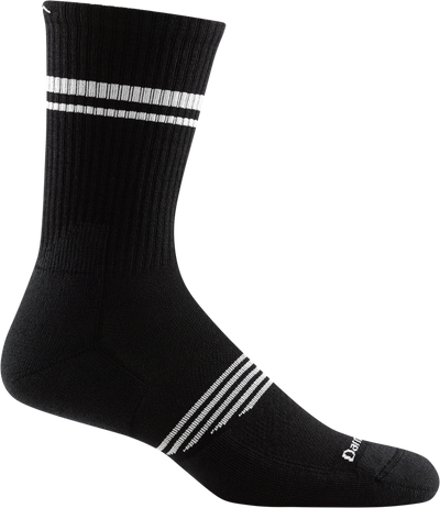 Darn Tough Men's Element Lightweight Athletic - Micro Crew Socks Black