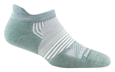 Darn Tough Women's Element Lightweight Athletic - No Show Tab Socks Seafoam