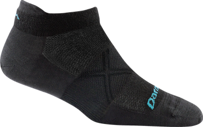 Darn Tough Women's Coolmax Run Ultra-Lightweight - No Show Tab Socks Black