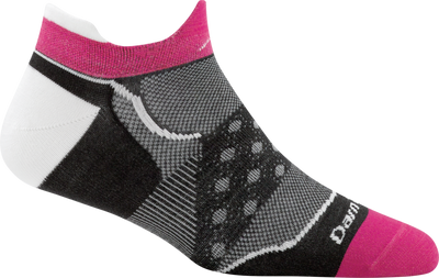 Darn Tough Women's Run Dot Ultra-Lightweight - No Show (Clearance) Socks Black