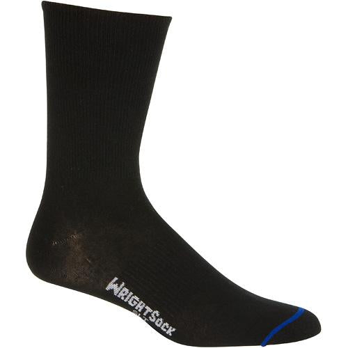 Wrightsock Single Layer Ultra Thin - Crew Socks Black