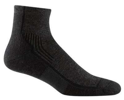 Darn Tough Men's Hiker Midweight - Quarter Socks Onyx Black