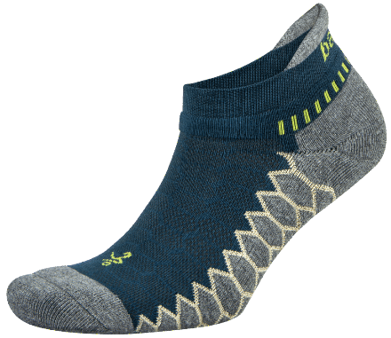 Balega Silver - No Show Socks Legion Blue/Grey