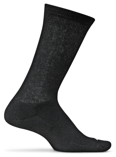 Feetures Therapeutic Cushion - Crew Socks Black