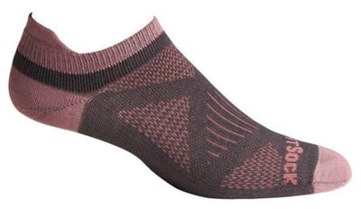 Wrightsock Women's Coolmesh II - Tab Socks Ash/DustyRose