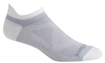 Wrightsock Women's Coolmesh II - Tab Socks Light Grey/White
