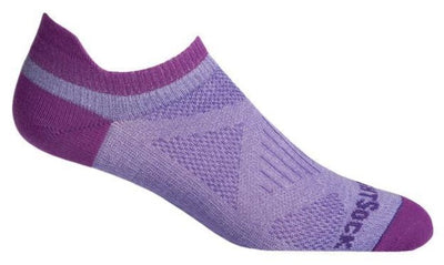Wrightsock Women's Coolmesh II - Tab Socks Purple/Plum