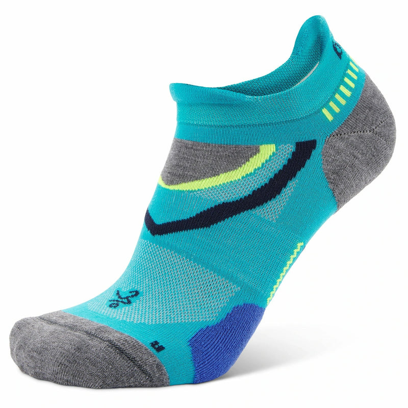 Balega UltraGlide - No Show Socks Lake Blue/Grey Heather