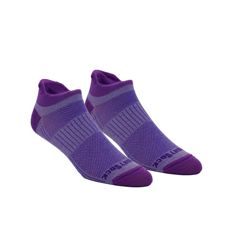 Wrightsock Coolmesh II - Tab Socks Purple/Plum