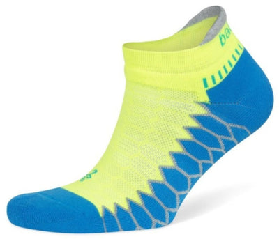 Balega Silver - No Show Socks Bright Turquoise/Neon Lime