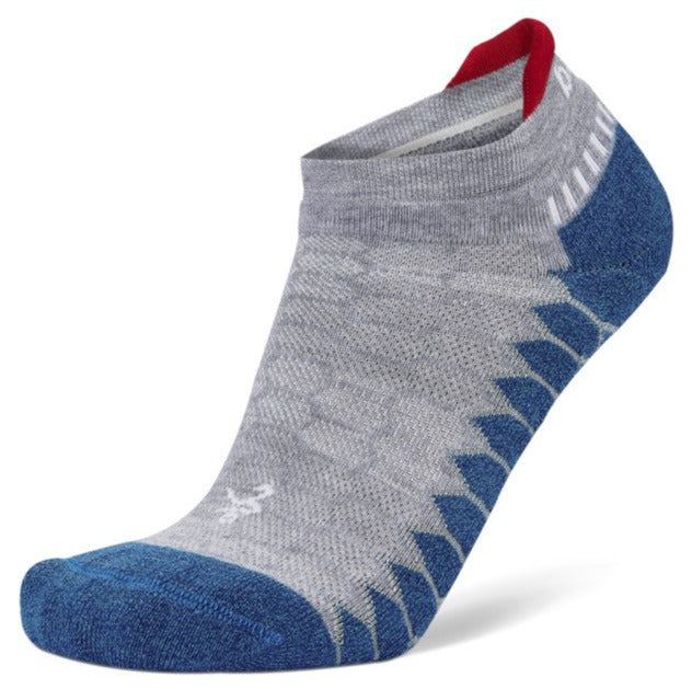 Balega Silver - No Show Socks Midgrey/Denim