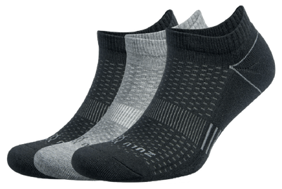 Balega Zulu Running Socks (3-Pack) Socks Black/Grey