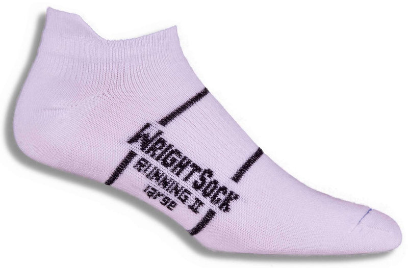 Wrightsock Running II - Tab Socks White