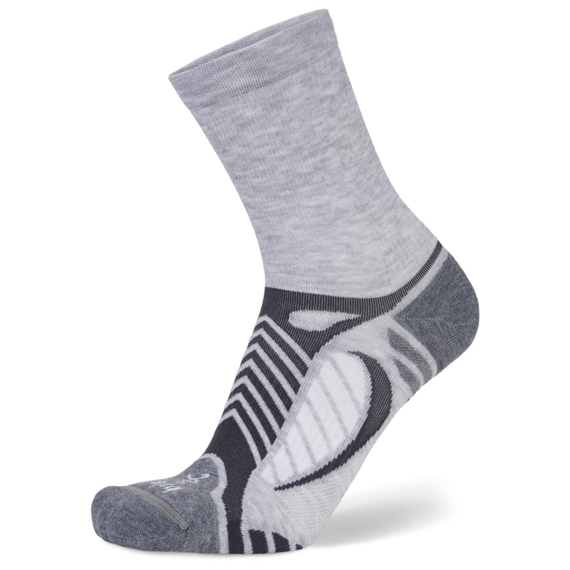 Balega Ultralight - Crew Socks Grey/White