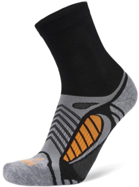 Balega Ultralight - Crew Socks Black/Grey Heather