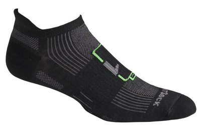 Wrightsock Eco Run - Tab Socks Black