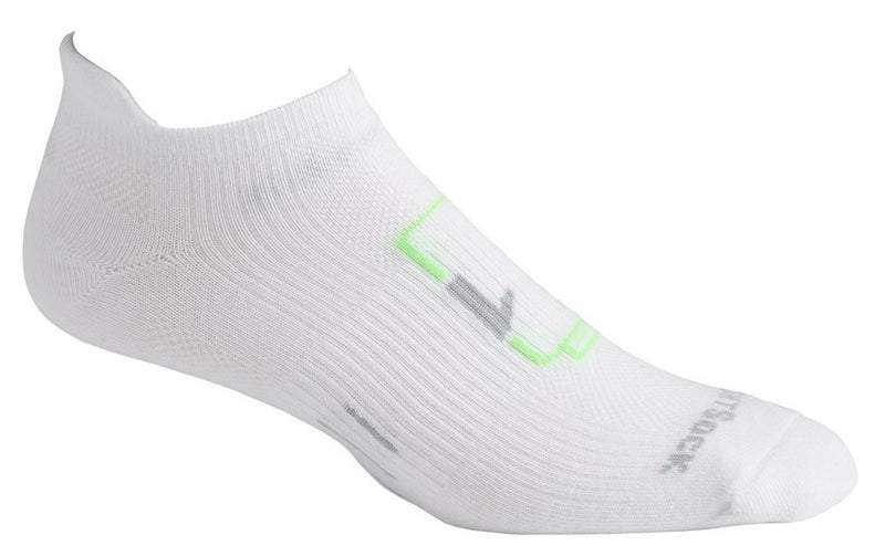 Wrightsock Eco Run - Tab Socks White