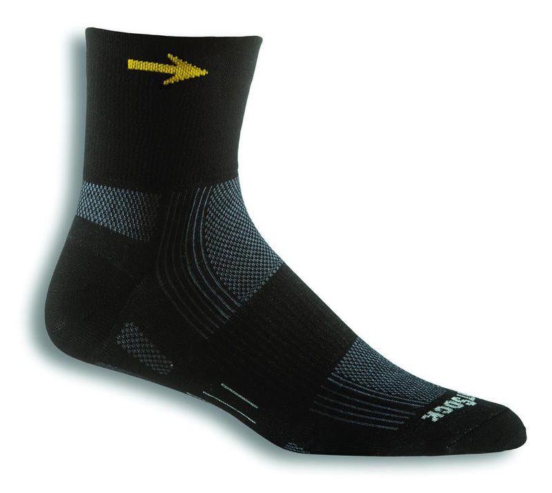 Wrightsock Eco Explore - Quarter Socks Black/Arrow