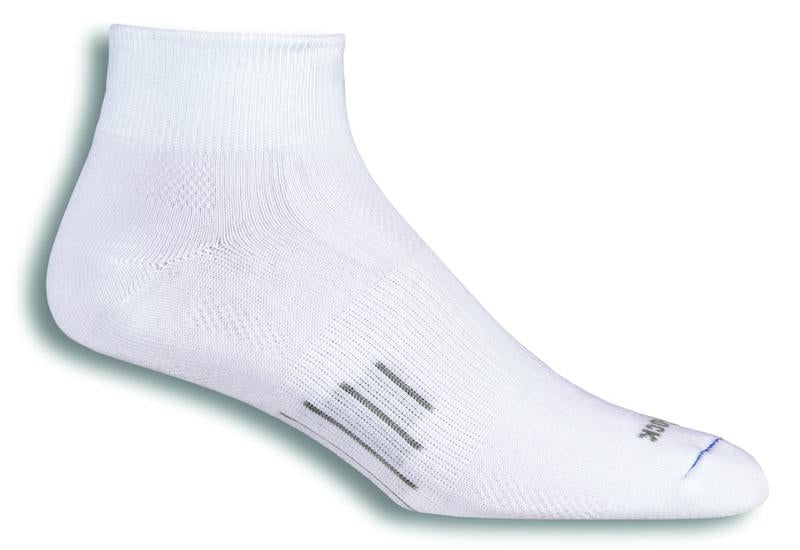 Wrightsock Eco Explore - Quarter Socks White