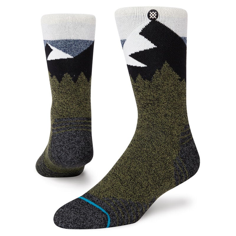 Stance Wool Hiking Medium Cushion - Crew  Divide - Blue