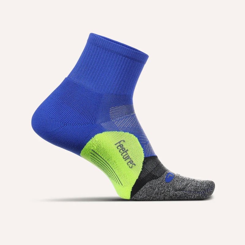 Feetures Elite Light Cushion - Quarter Socks Boost Blue