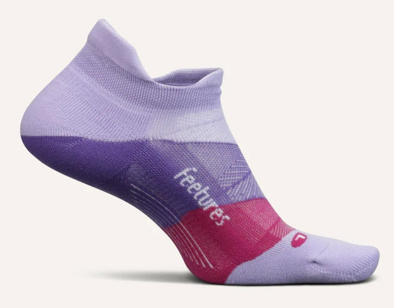 Feetures Elite Ultra Light - No Show Tab Socks Lace Up Lavender