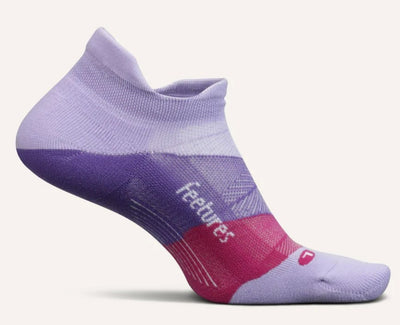 Feetures Elite Light Cushion - No Show Tab Socks Lace Up Lavender