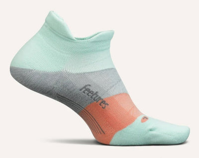 Feetures Elite Ultra Light - No Show Tab Socks Move Aside Mint