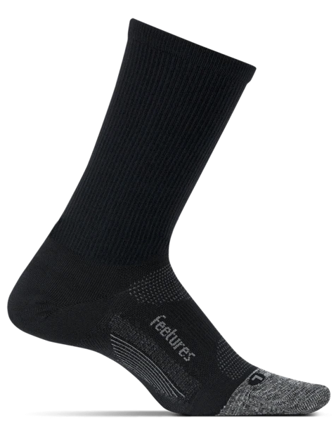 Feetures Elite Ultra Light - Mini Crew Socks Black