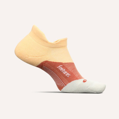 Feetures Elite Max Cushion - No Show Tab Socks Electric Peach