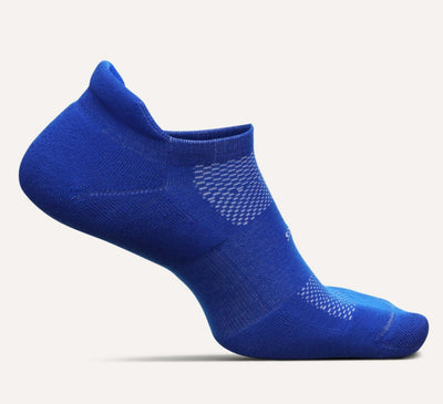 Feetures High Performance Cushion - No Show Tab Socks Boost Blue
