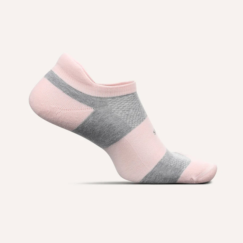 Feetures High Performance Ultra Light - No Show Tab Socks Pink Blanket
