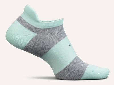 Feetures High Performance Cushion - No Show Tab Socks Move Aside Mint