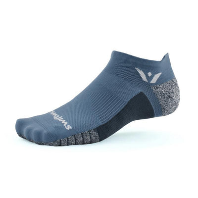 Swiftwick Flite XT Zero Tab - No Show Socks Blue Smoke