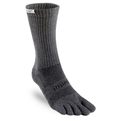 Injinji Trail Midweight - Crew Socks Granite