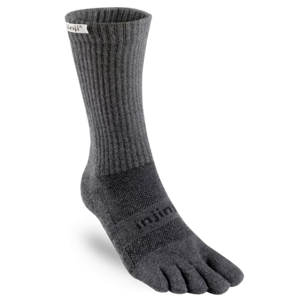 Injinji Trail Midweight - Crew Socks Granite