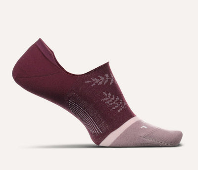 Feetures Women's Everyday Ultra Light - Hidden Socks Fern Leaf Plum