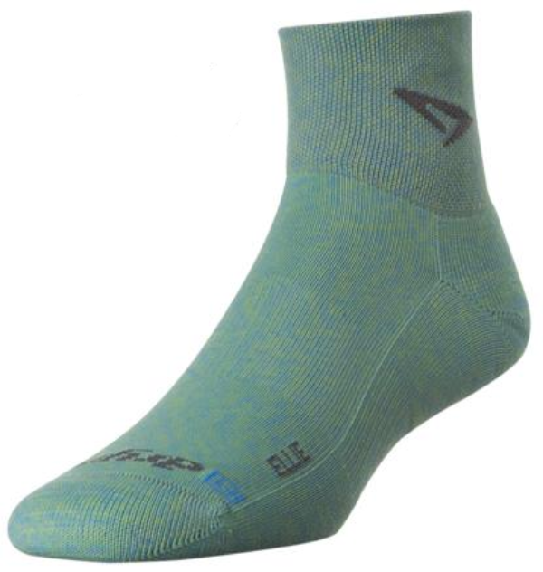 Drymax Lite Trail Running - Quarter Crew Socks ELLIE - Sublime/Sky Blue