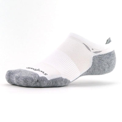 Swiftwick Maxus Zero - No Show w/Tab Socks White