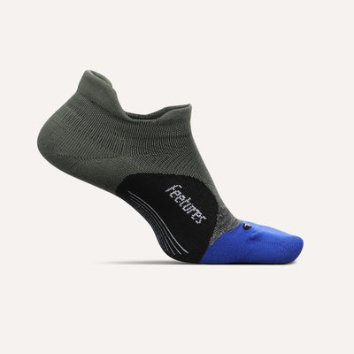 Feetures Elite Ultra Light - No Show Tab Socks Moss Green