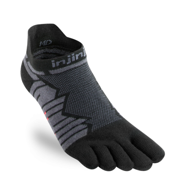 Injinji Ultra Run - No Show Socks Onyx