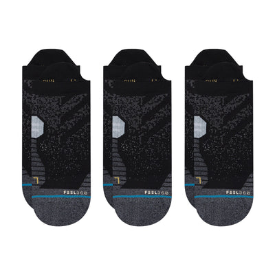 Stance Run - Tab (3-Pack) Socks Black