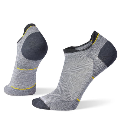 Smartwool Run Zero Cushion - Low Ankle  Light Gray