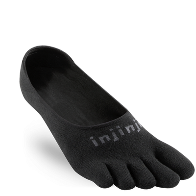 Injinji Sport Lightweight - Hidden Socks Black